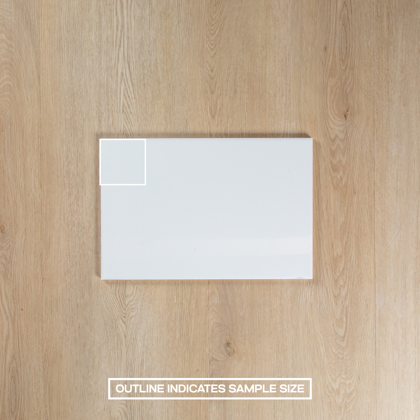 White Gloss Pressed Edge