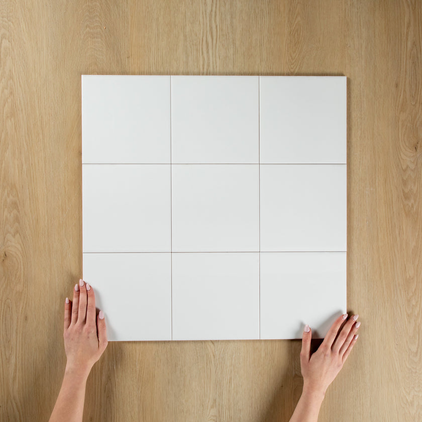 White Gloss Pressed Edge