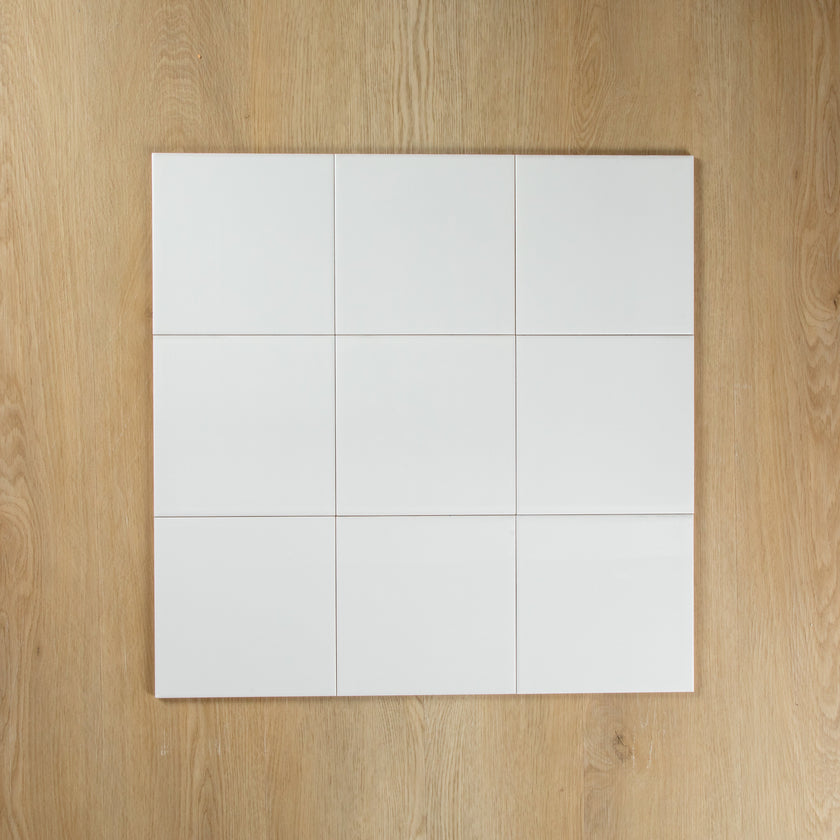 White Gloss Pressed Edge