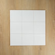 White Gloss Pressed Edge