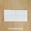White Pressed Matte