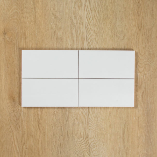 White Gloss Subway Pressed Edge