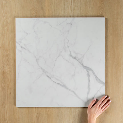 White Plus Calacatta Polished