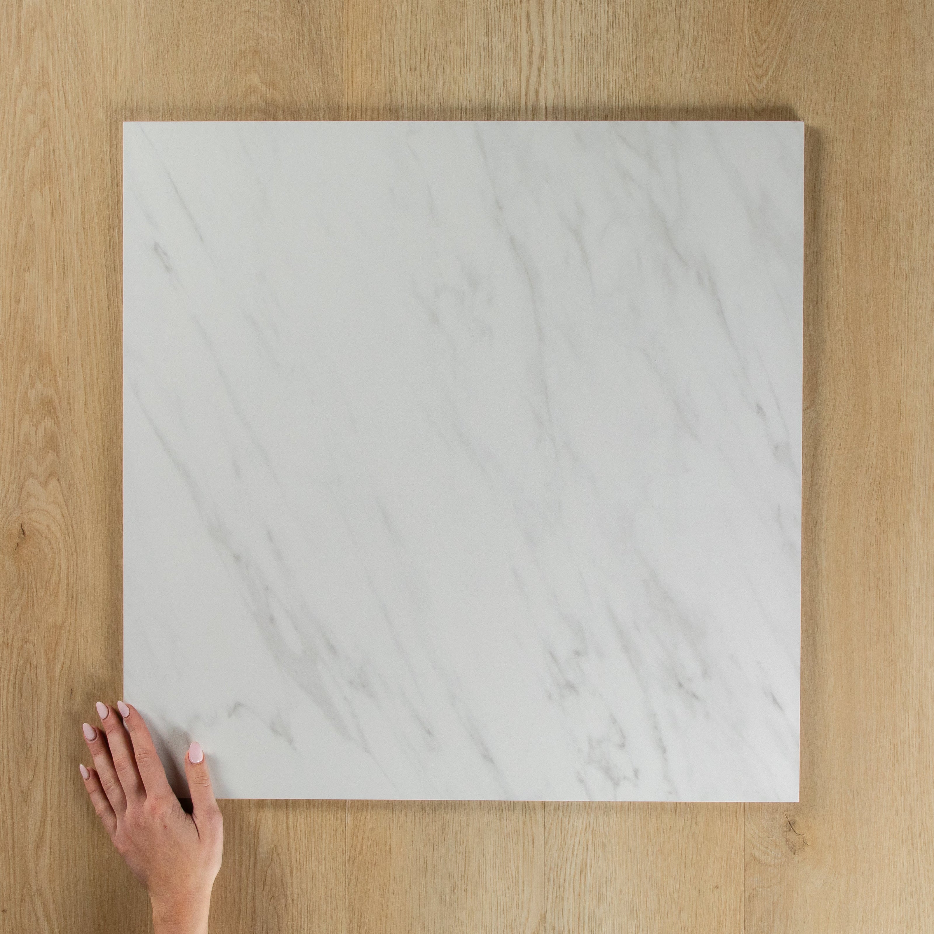 White Plus Carrara Polished