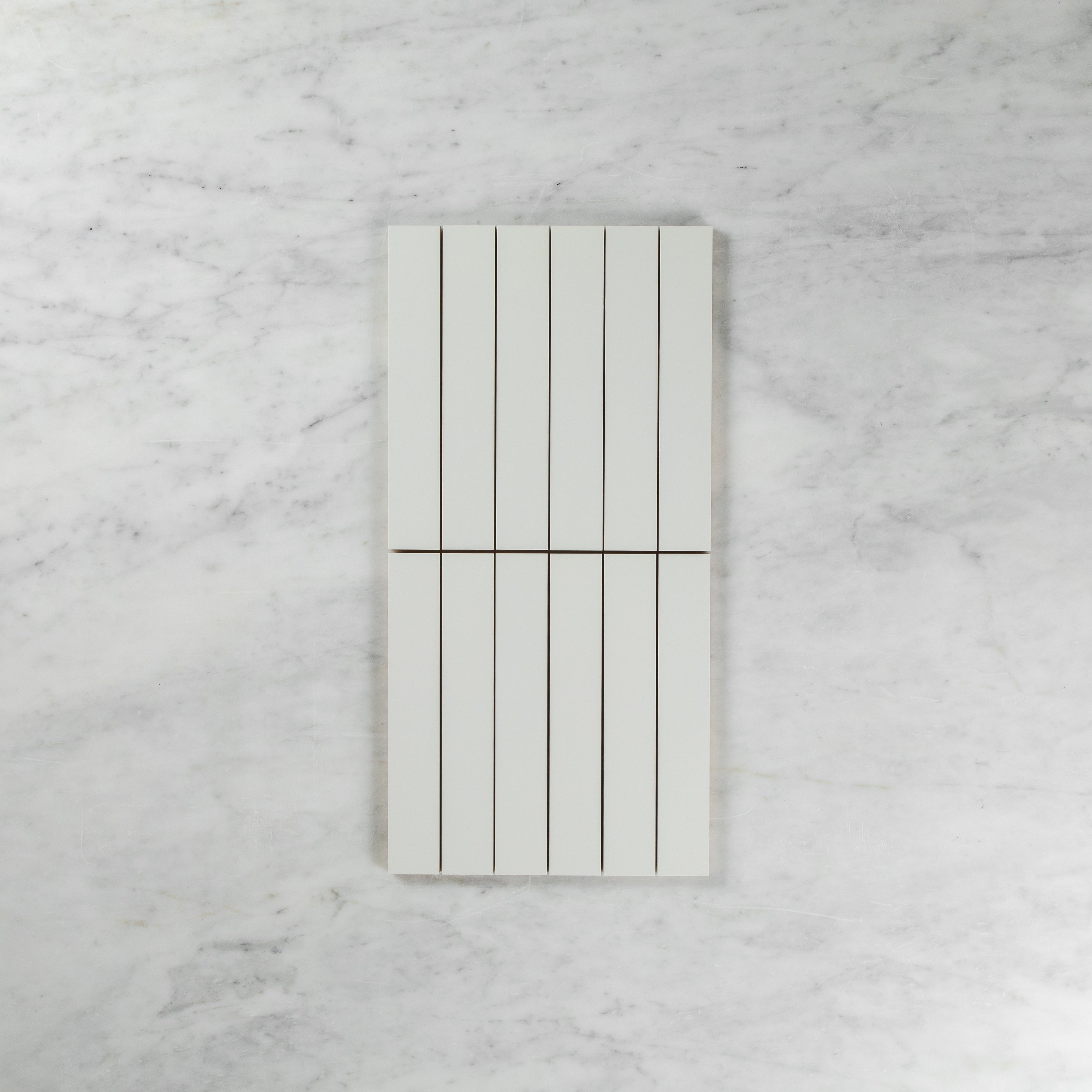 Matte White Rectified Mosaic