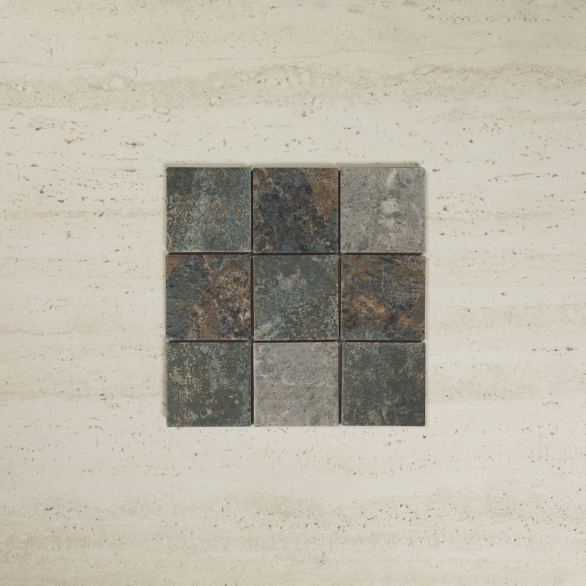 Azurite Grey Mix Mosaic