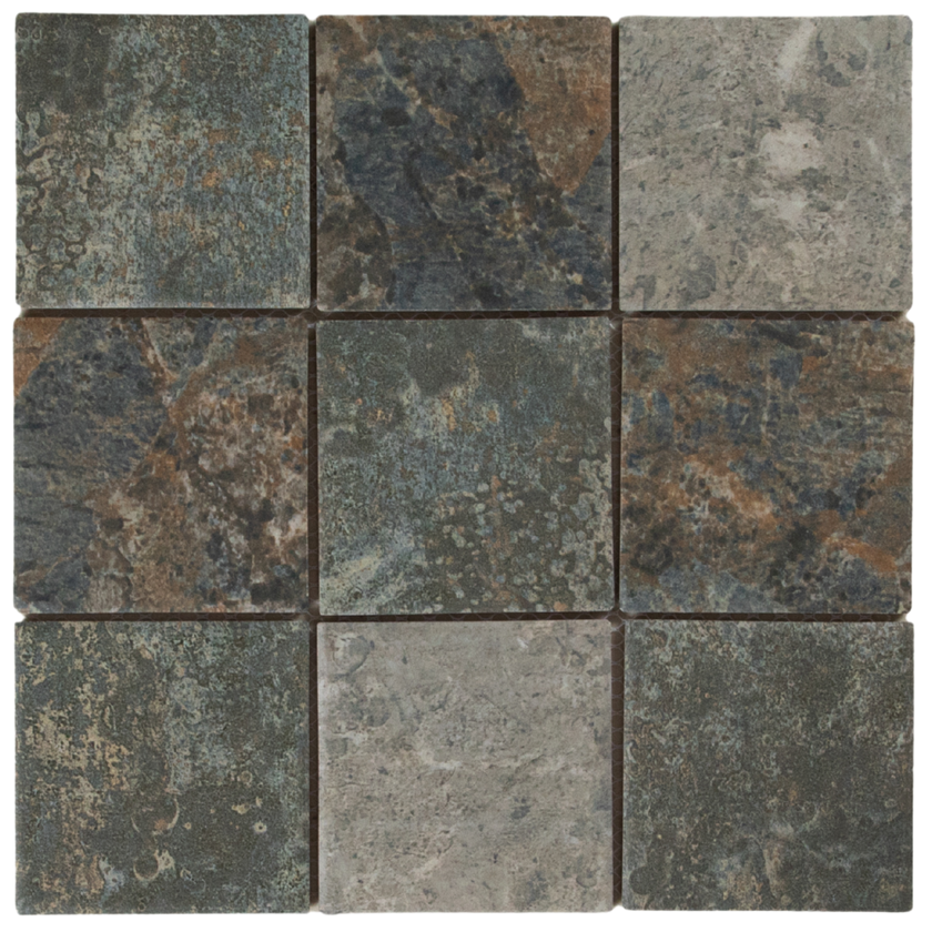 Azurite Grey Mix Mosaic