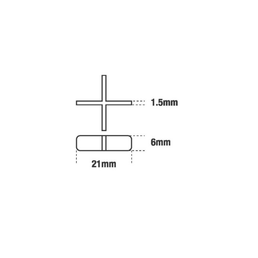 Deep Spacers 1.5mm  100 Pieces