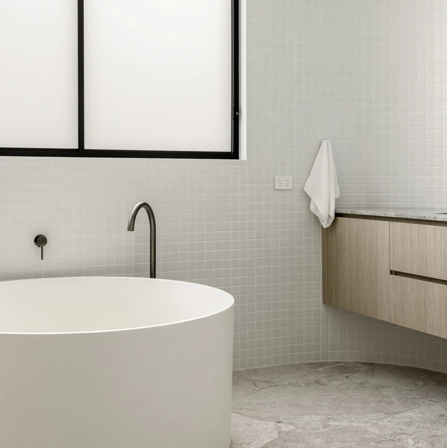 White Matte 48 x 48 Mosaic