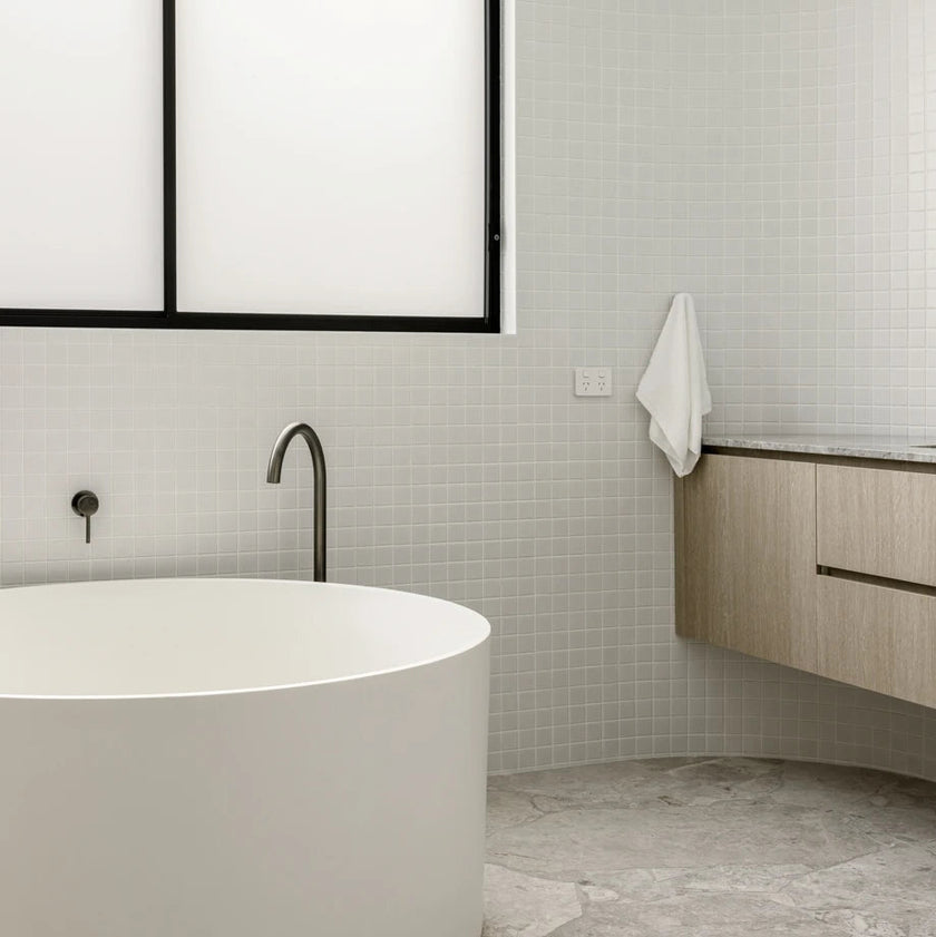 White Matte 48 x 48 Mosaic