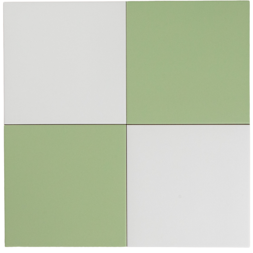 Antique White & Soap Green Mix