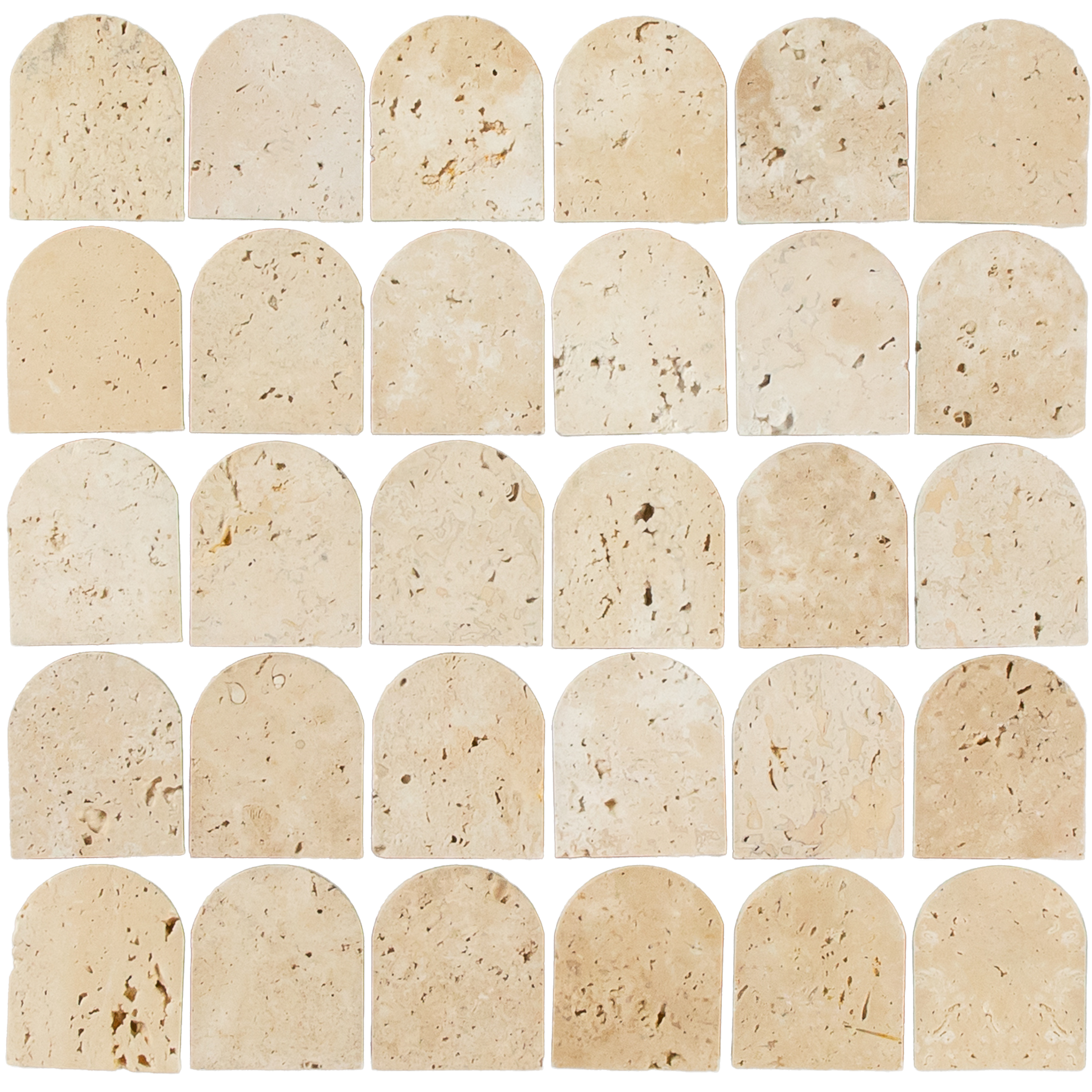 Mini Arch Mosaic Travertine