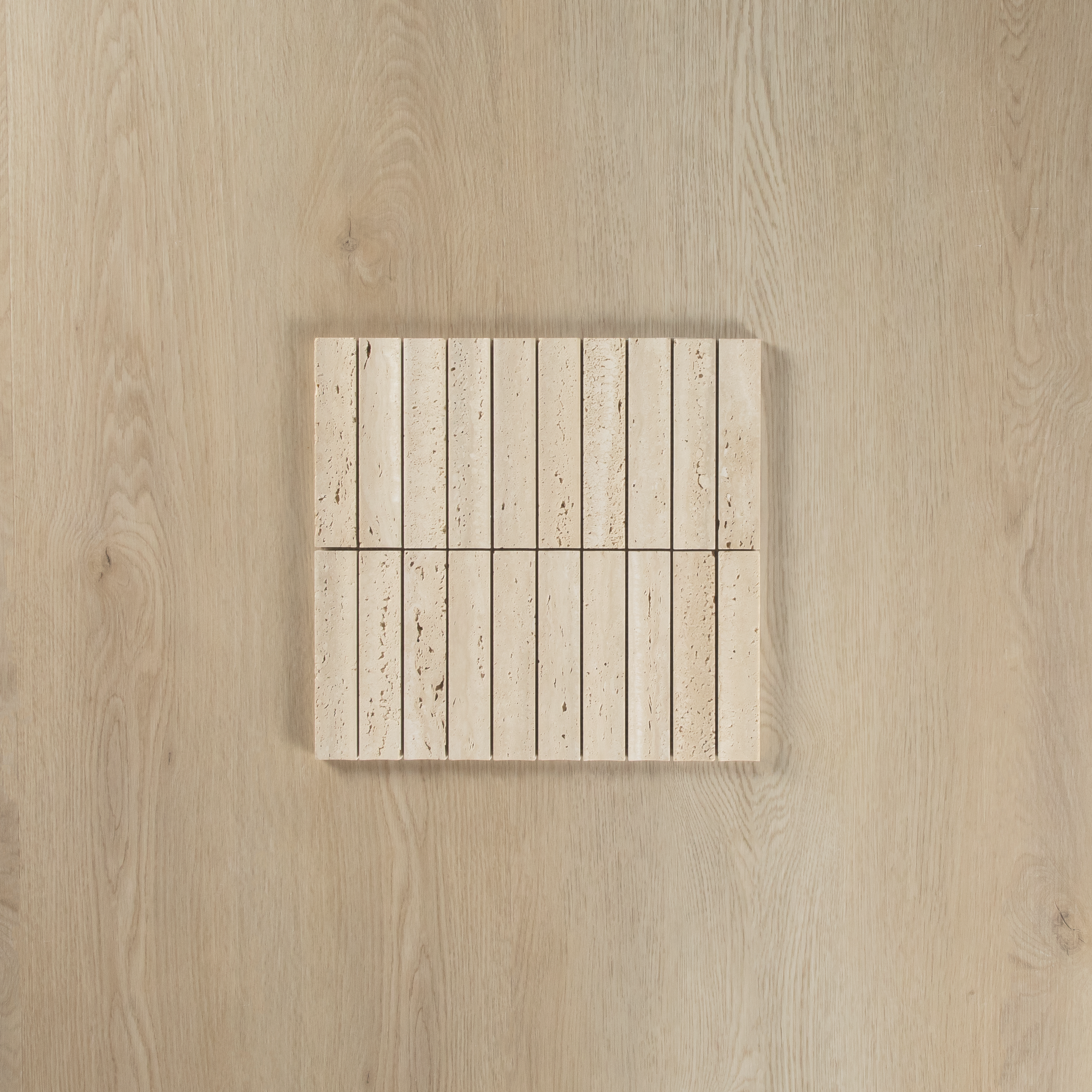 Travertine Concave Kit Kat Mosaic