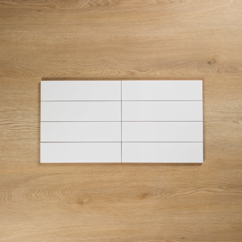 White Gloss Bevelled Subway