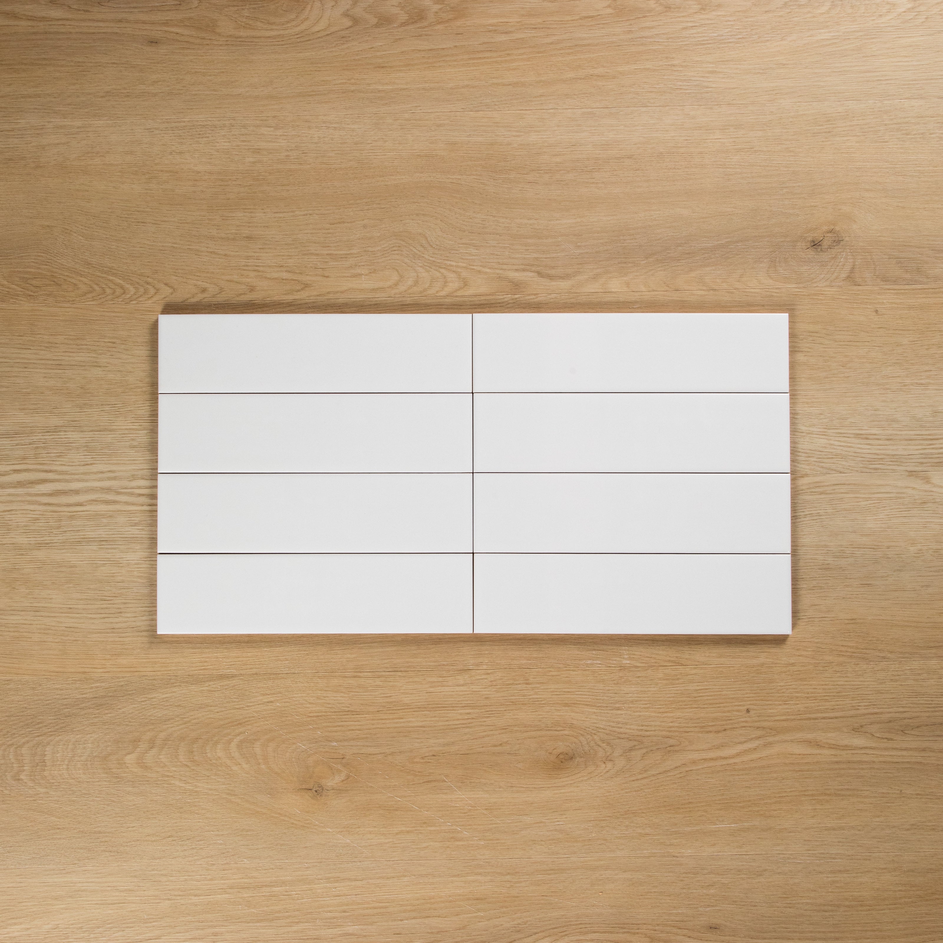 White Gloss Subway Pressed Edge