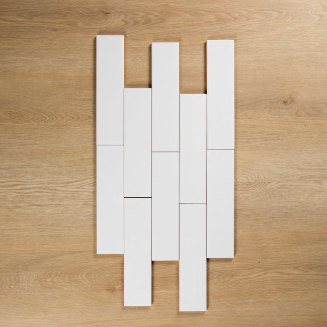 White Gloss Bevelled Subway