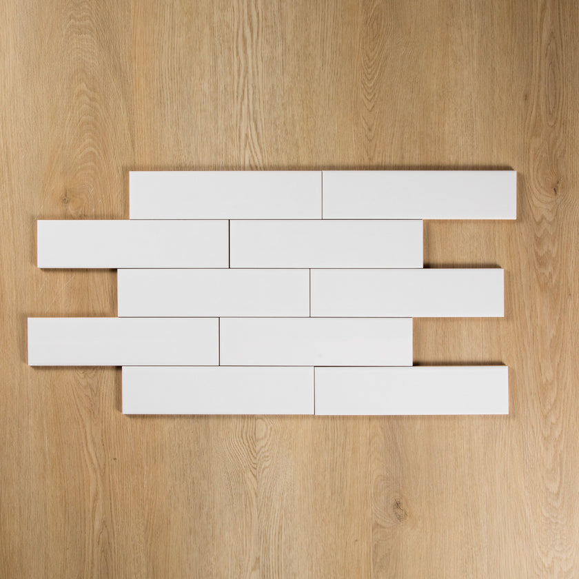 White Gloss Bevelled Subway