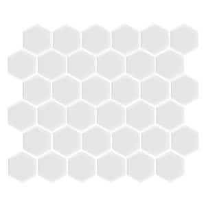 Hexagon Matte White tiles 51 x 51